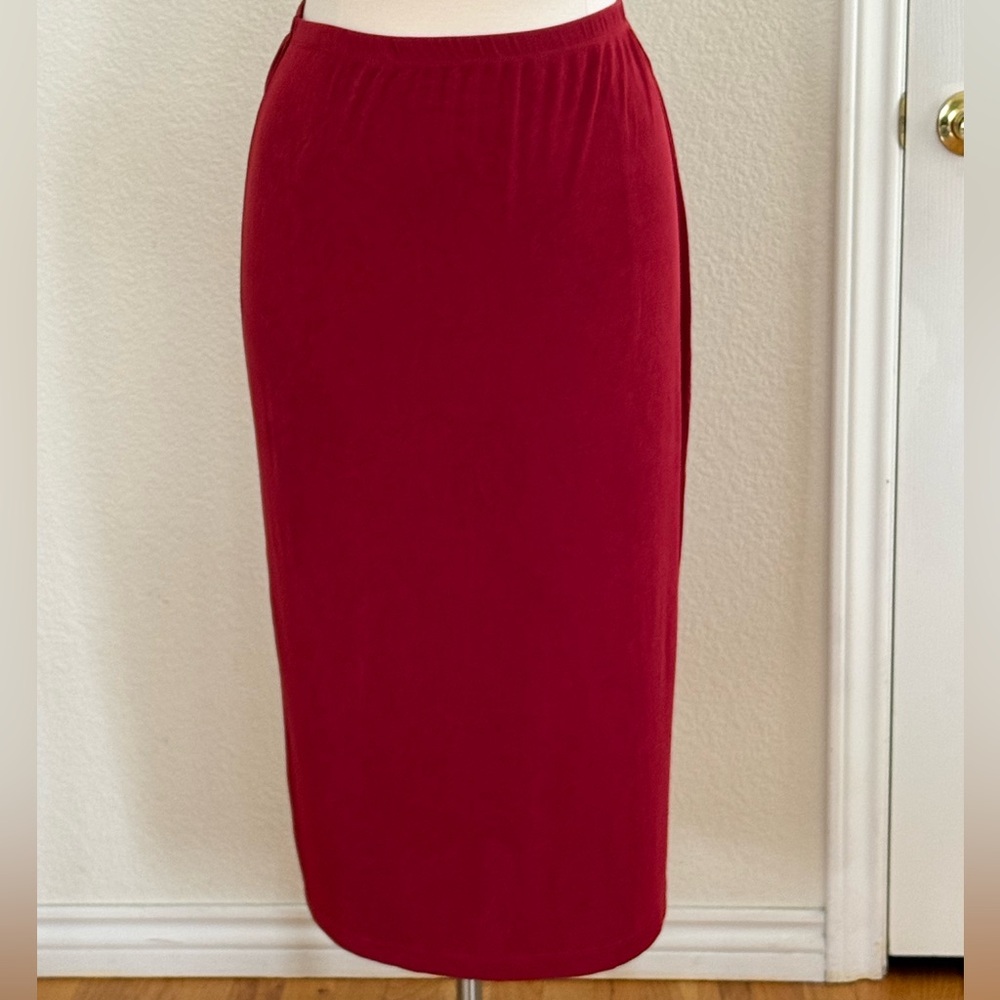 Chico's Red (Rust red )Maxi Skirt size 16 (Chico’s size 3)